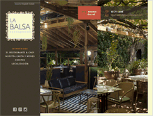 Tablet Screenshot of labalsarestaurant.com